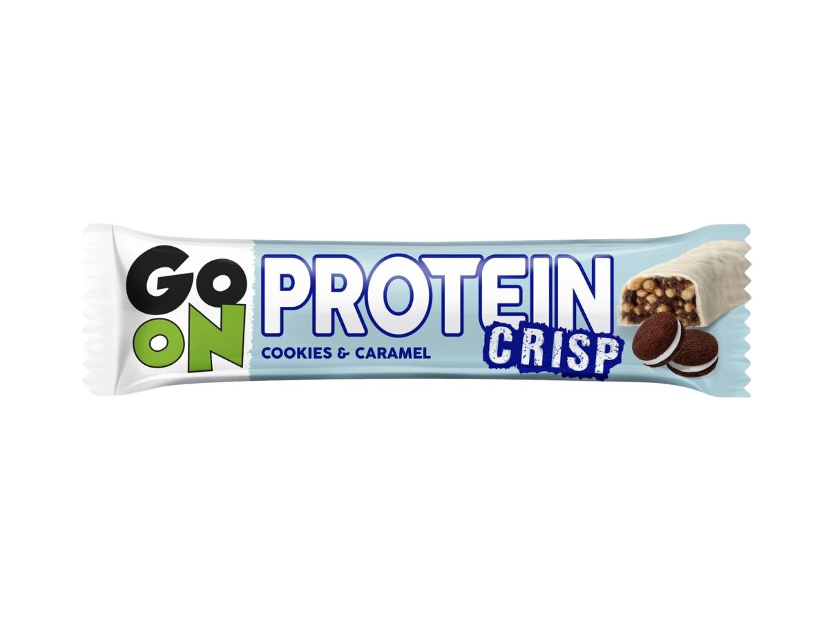 BARRAS PROTEINA SANTE GO ON COOKIES & CARAMELO 50GR image number 0