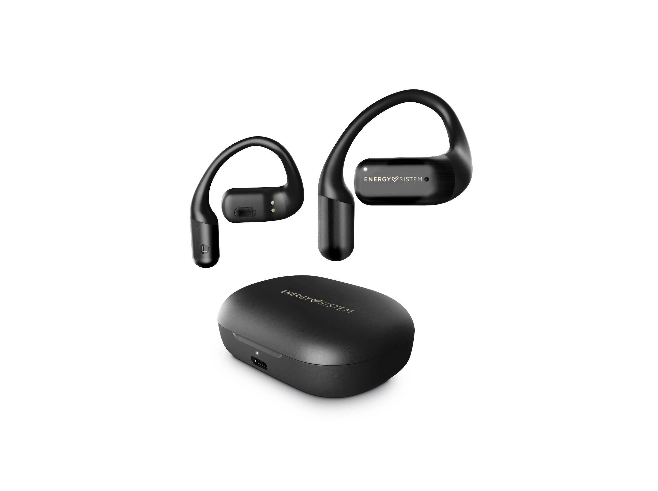 AURICULARES DESPORTIVOS ENERGY SISTEM OPENWAVE EARPHONES PRETO image number 0