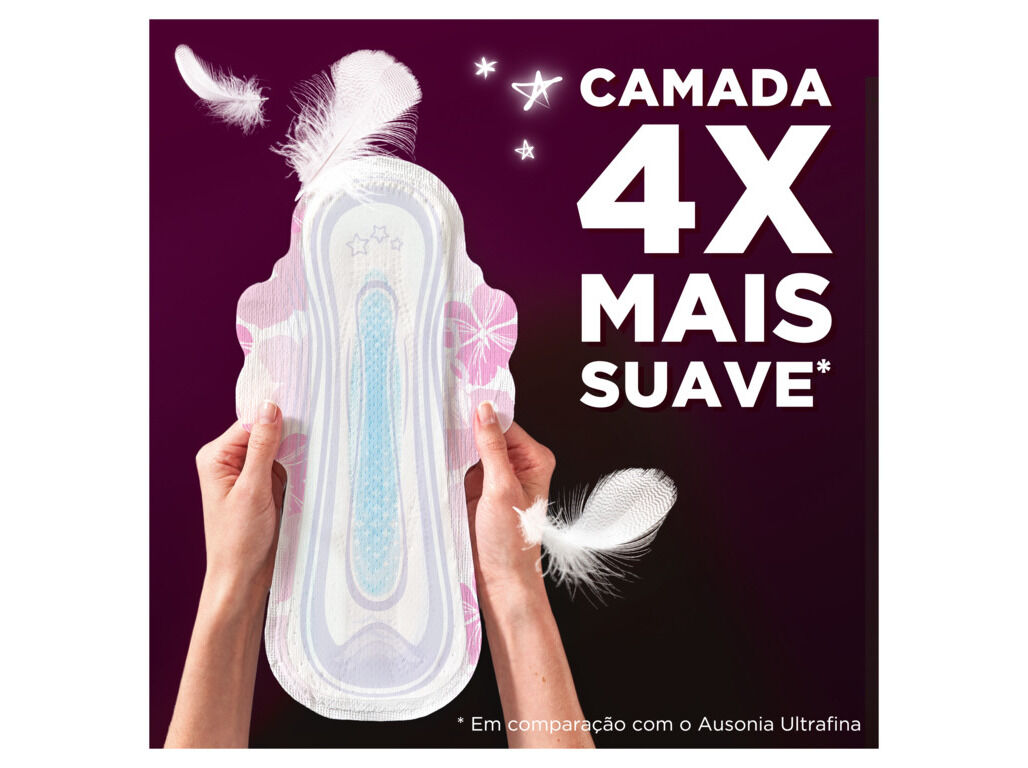 PENSOS HIGI&Eacute;NICOS ULTRAFINA PLUS NOITE AUSONIA 10 UN image number 2