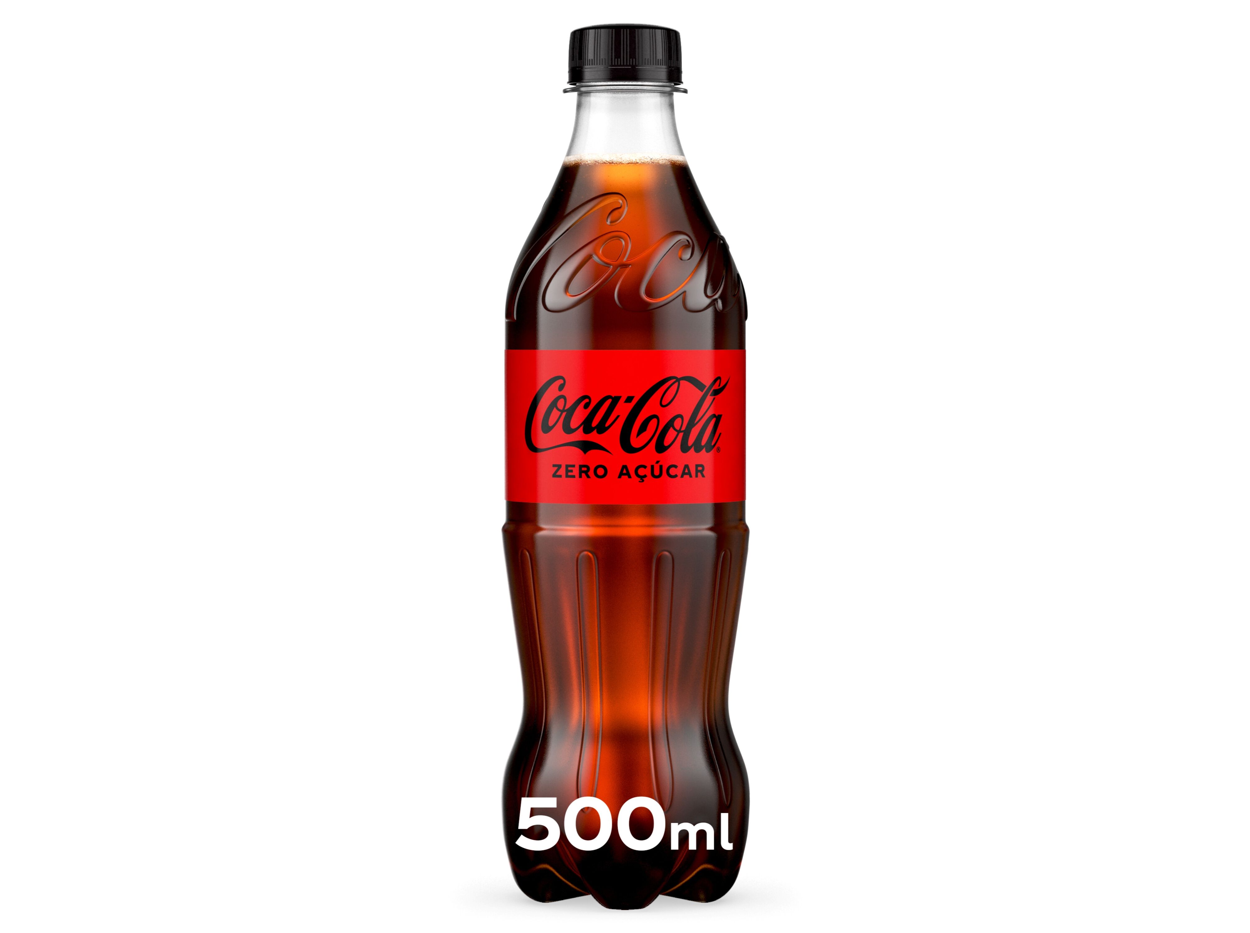 REFRIGERANTE COM G&Aacute;S COCA-COLA ZERO A&Ccedil;&Uacute;CAR 0.50L (SDR) image number 0