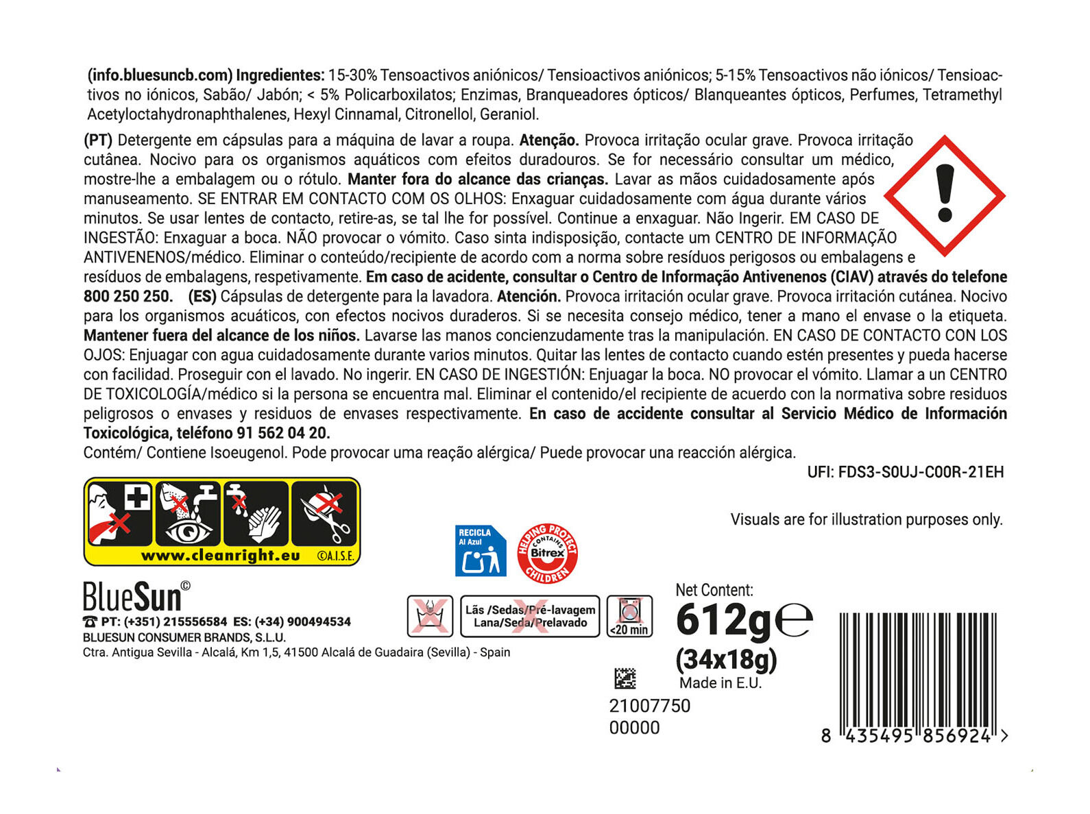 DETERGENTE ROUPA M&Aacute;QUINA C&Aacute;PSULAS A+ ESS&Ecirc;NCIA DA PROVEN&Ccedil;A 34D image number 2