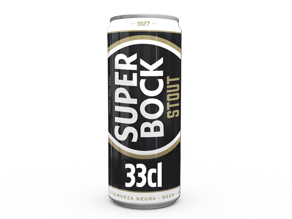CERVEJA SUPER BOCK PRETA STOUT LATA 24X0.33L image number 1