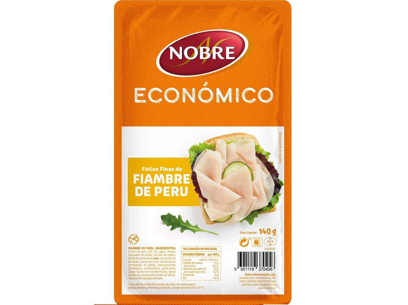 FIAMBRE DE PERU NOBRE FATIAS FINAS 140G image number 1
