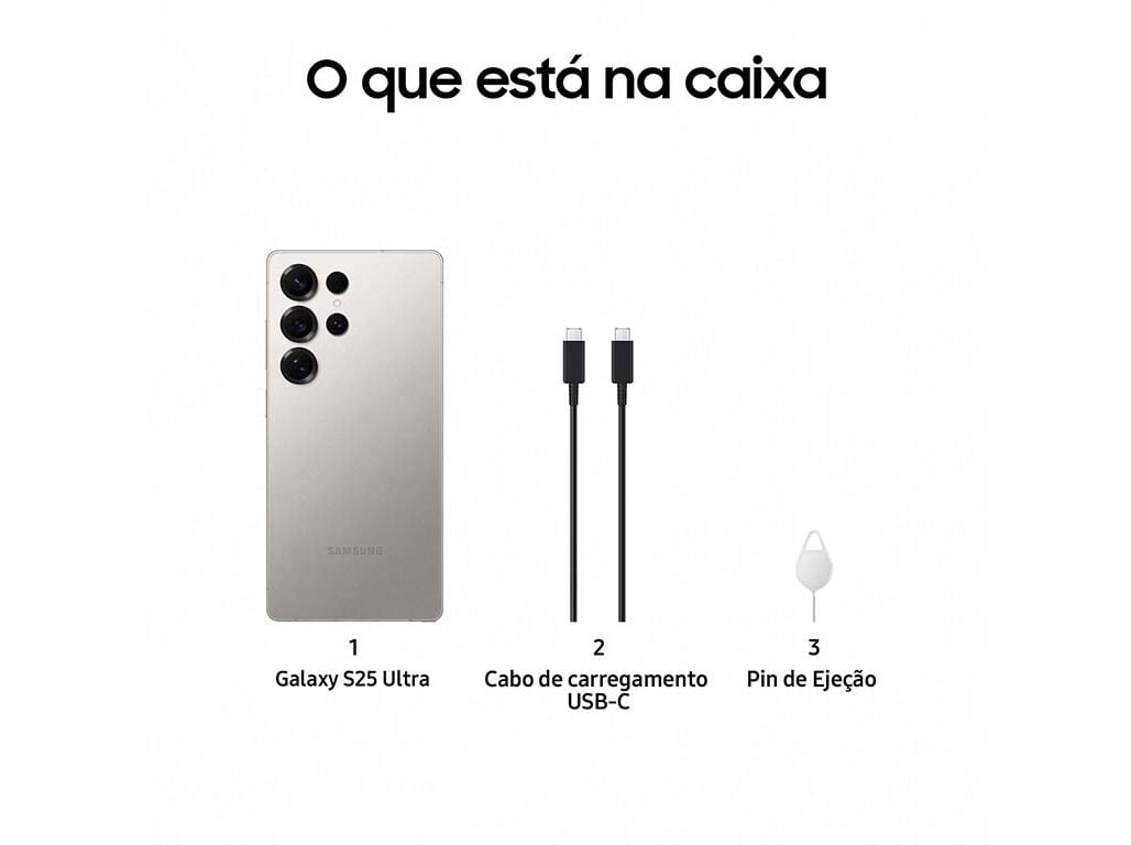 SMARTPHONE SAMSUNG GALAXY S25 ULTRA 512GB CINZENTO TIT&Acirc;NIO image number 1