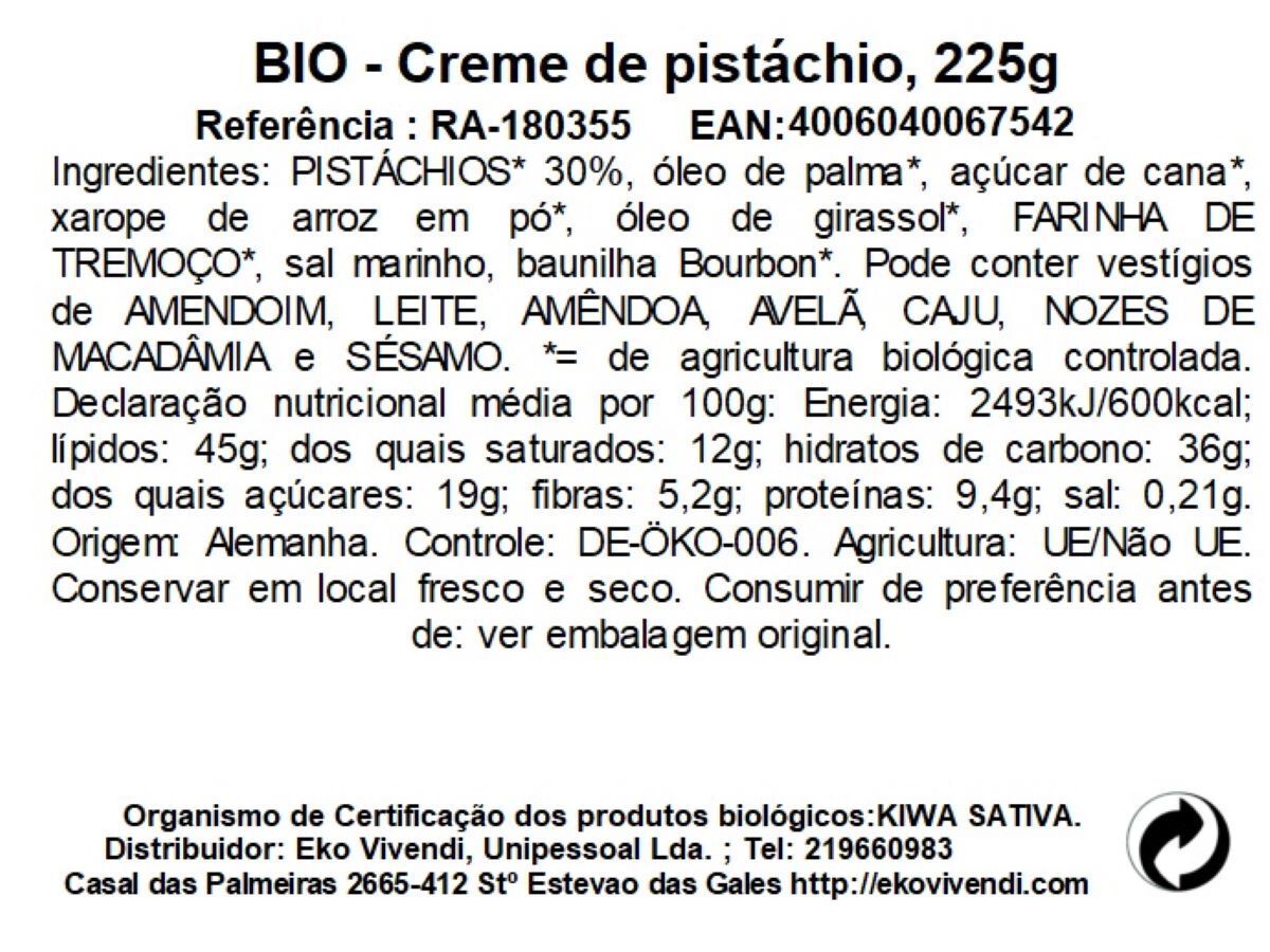 CREME RAPUNZEL PIST&Aacute;CHIO BO 225G image number 1