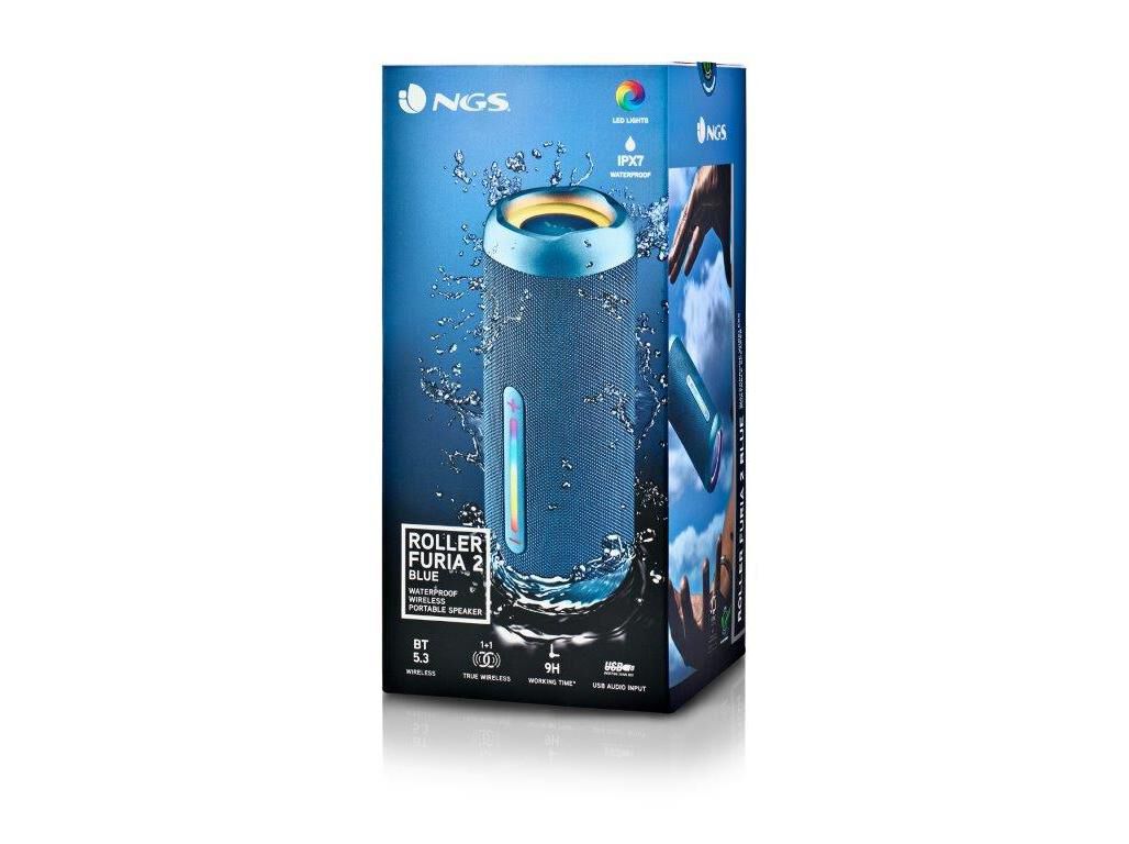 COLUNAS PORTATEIS BT NGS ROLLERFURIA2BLUE image number 5