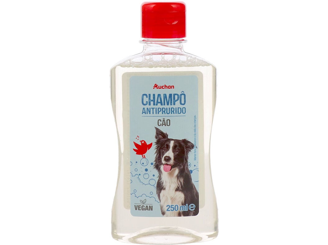 CHAMP&Ocirc; C&Atilde;O ANTI PRURIDO AUCHAN 250ML image number 0