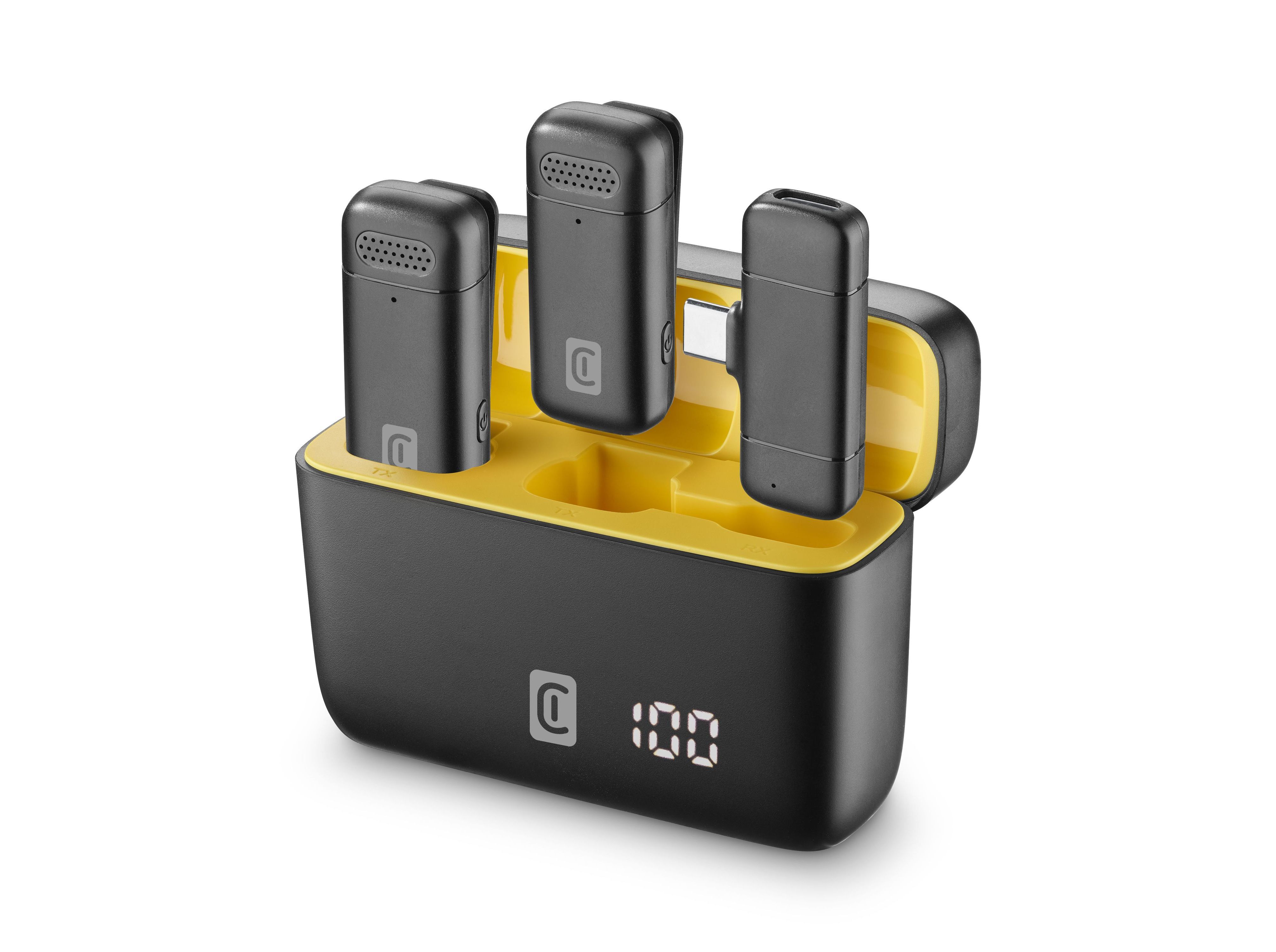 MICROFONE DE LAPELA WIRELESS CELLULARLINE TALKPRO (COM REDU&Ccedil;&Atilde;O DE RU&Iacute;DO COMPAT&Iacute;VEL IOS/ANDROID) image number 0