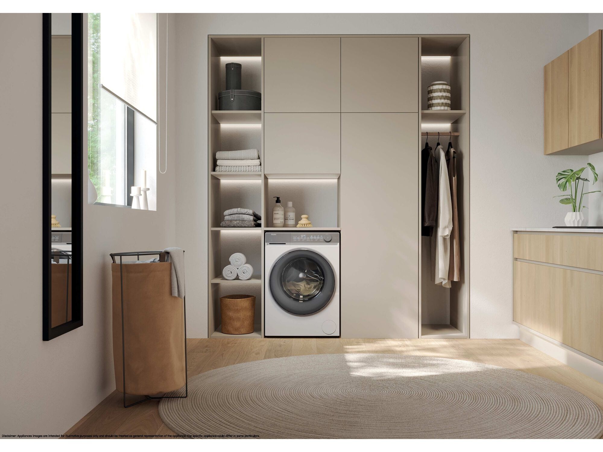 M&Aacute;QUINA DE LAVAR ROUPA HAIER HW100-B14367U-IB - BRANCO A -30% 10KG image number 12