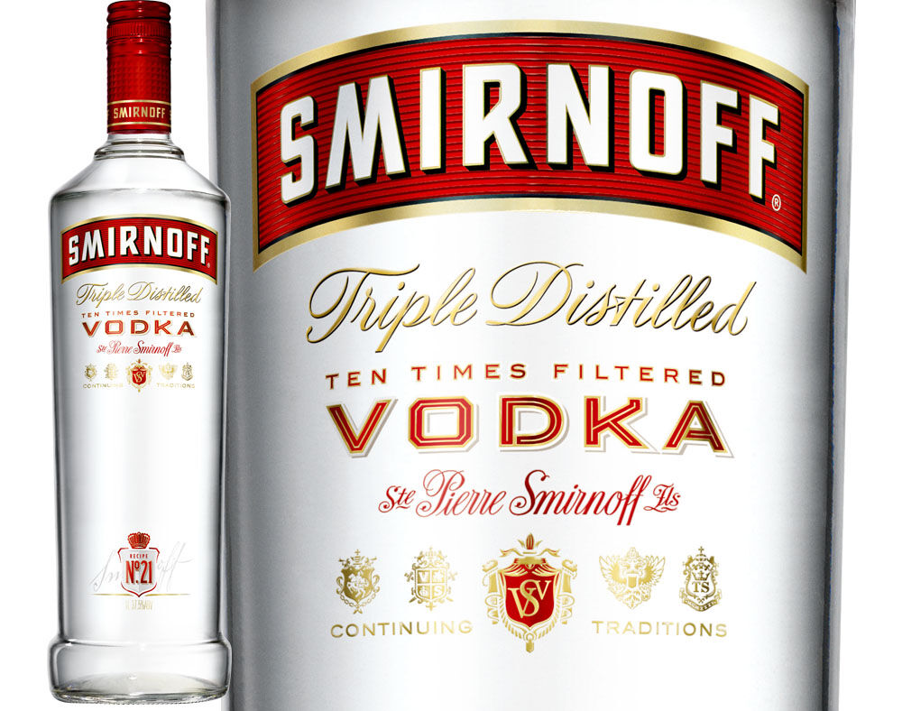 VODKA SMIRNOFF RED 1L