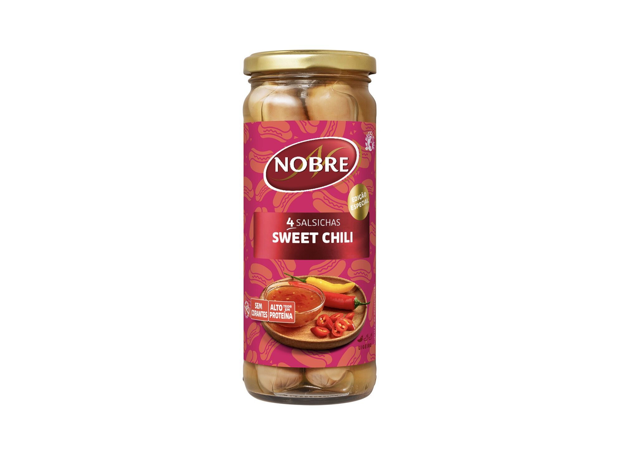 SALSICHAS PORCO NOBRE SWEET CHILI 430G (210G) image number 0