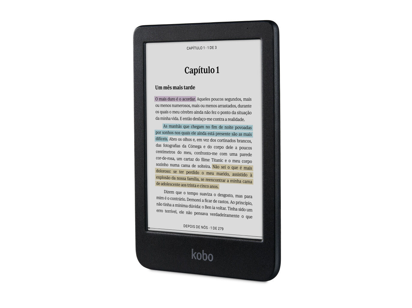 E-BOOK KOBO CLARA COLOUR 6" PRETO image number 1