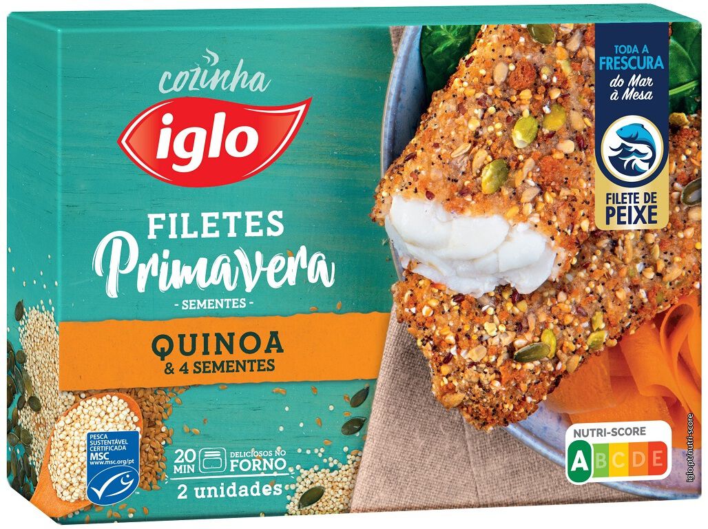FILETES IGLO PRIMAVERA QUINOA E 4 SEMENTES 250G image number 0
