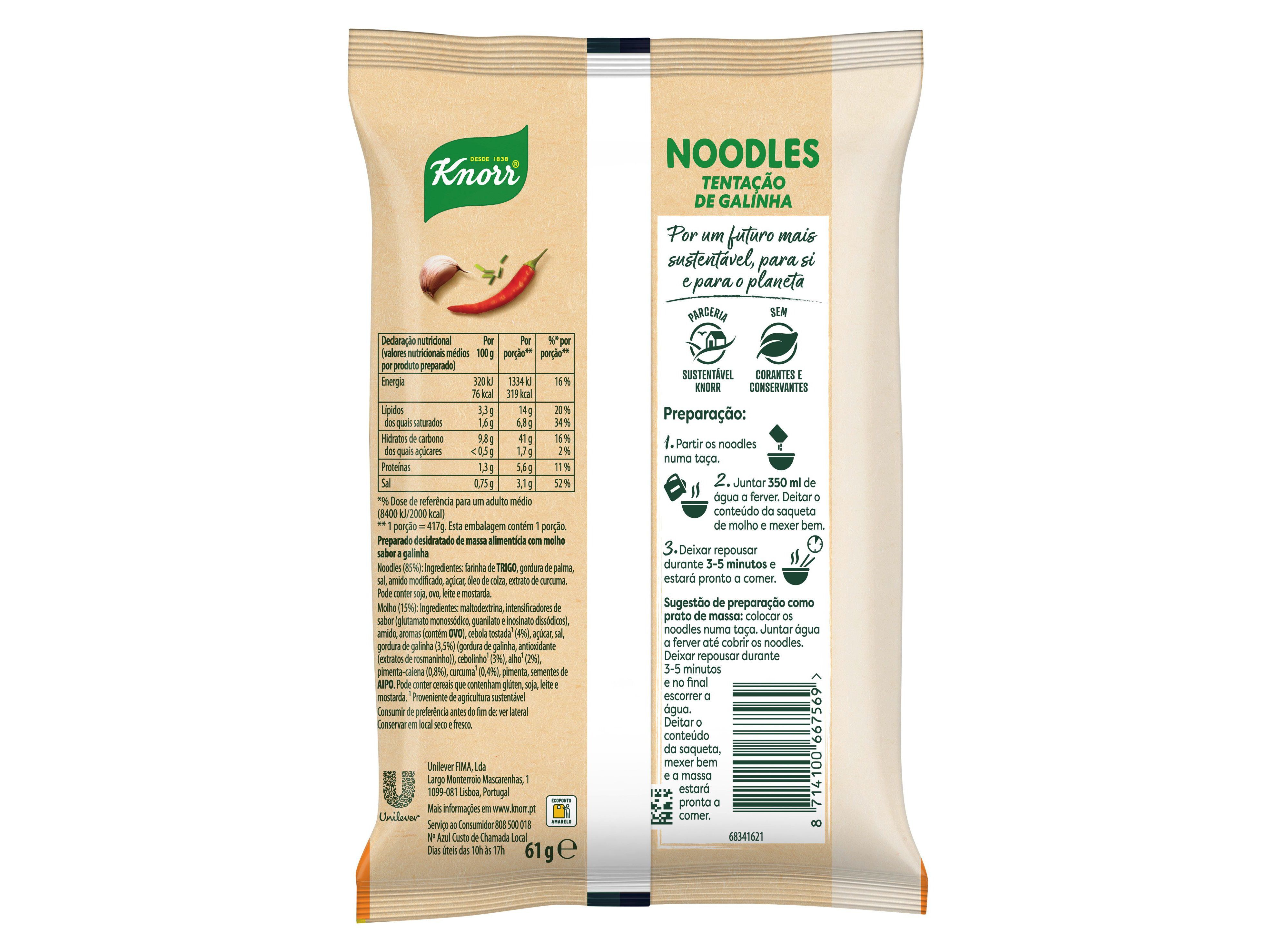 MASSA KNORR NOODLES GALINHA 61G image number 2
