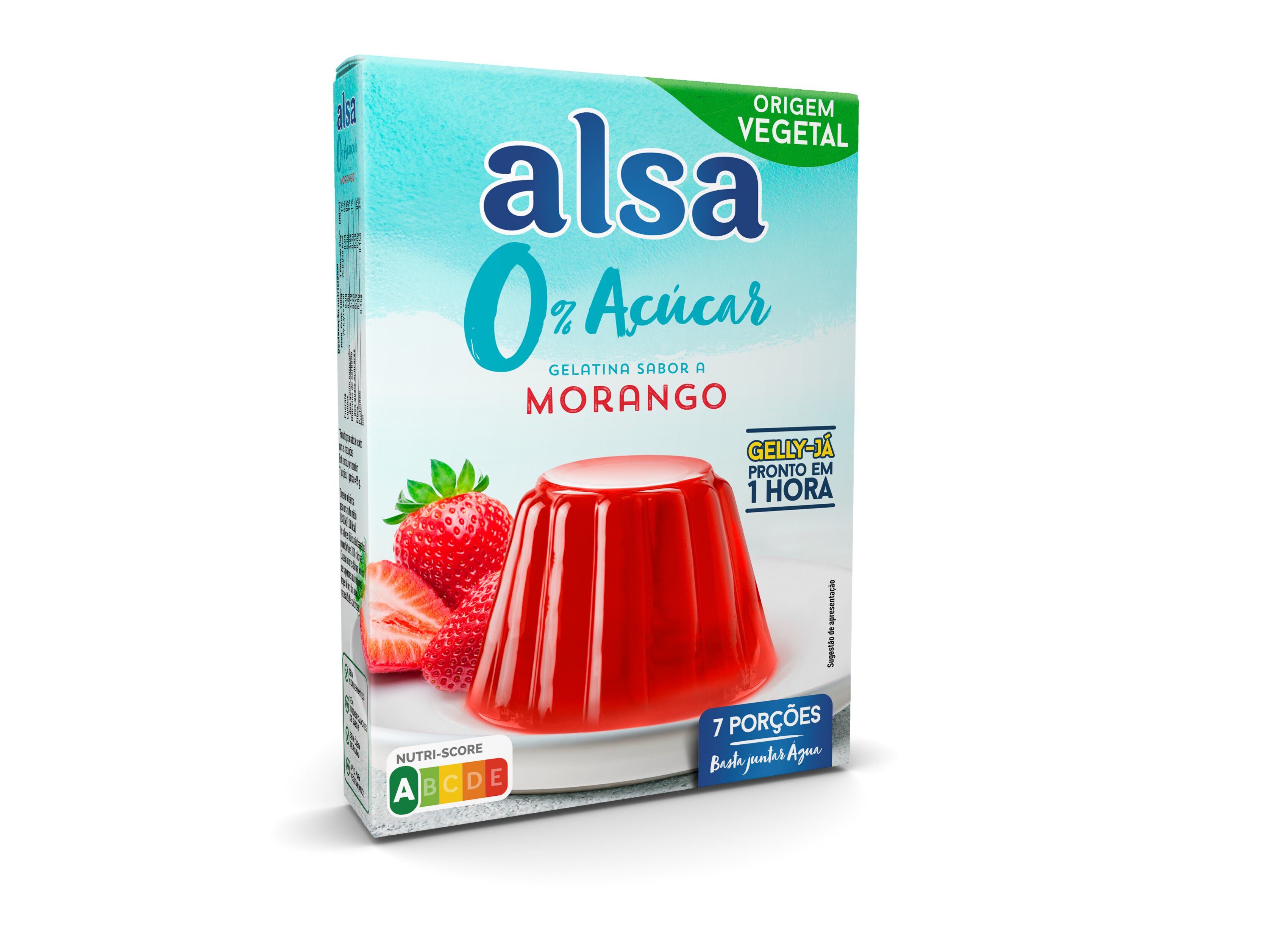 GELATINAS ALSA 0% MORANGO 42G image number 0