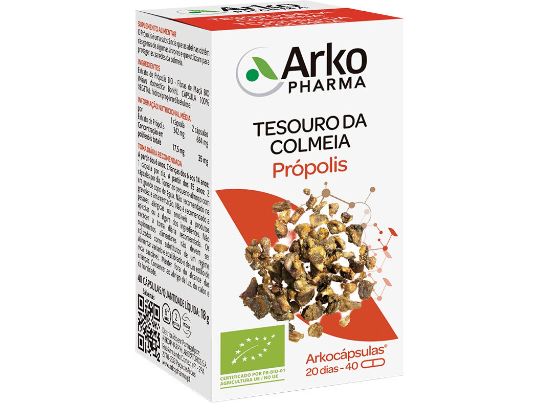 SUPLEMENTO ARKO CAPSULAS PROPOLIS BIO 40UN image number 0