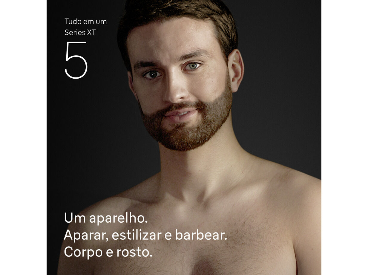 APARADOR DE BARBA BRAUN XT5100 3 EM 1 image number 1