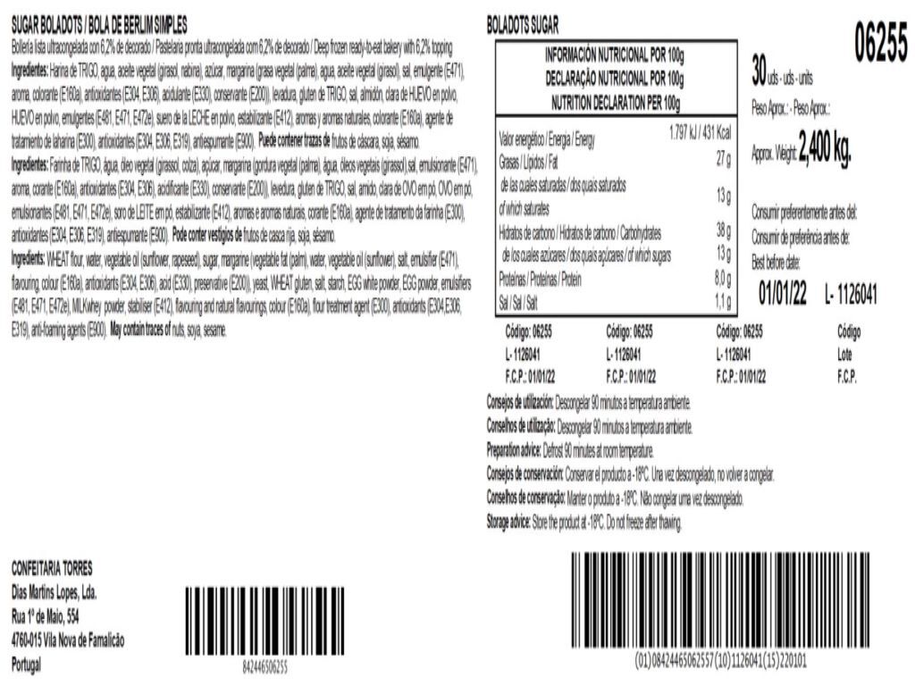 BOLA DE BERLIM SIMPLES UN image number 1