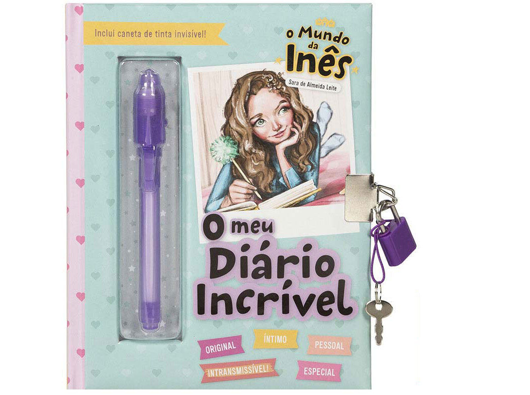 LIVRO O MUNDO DA IN&Ecirc;S - O MEU DI&Aacute;RIO INCR&Iacute;VEL image number 0