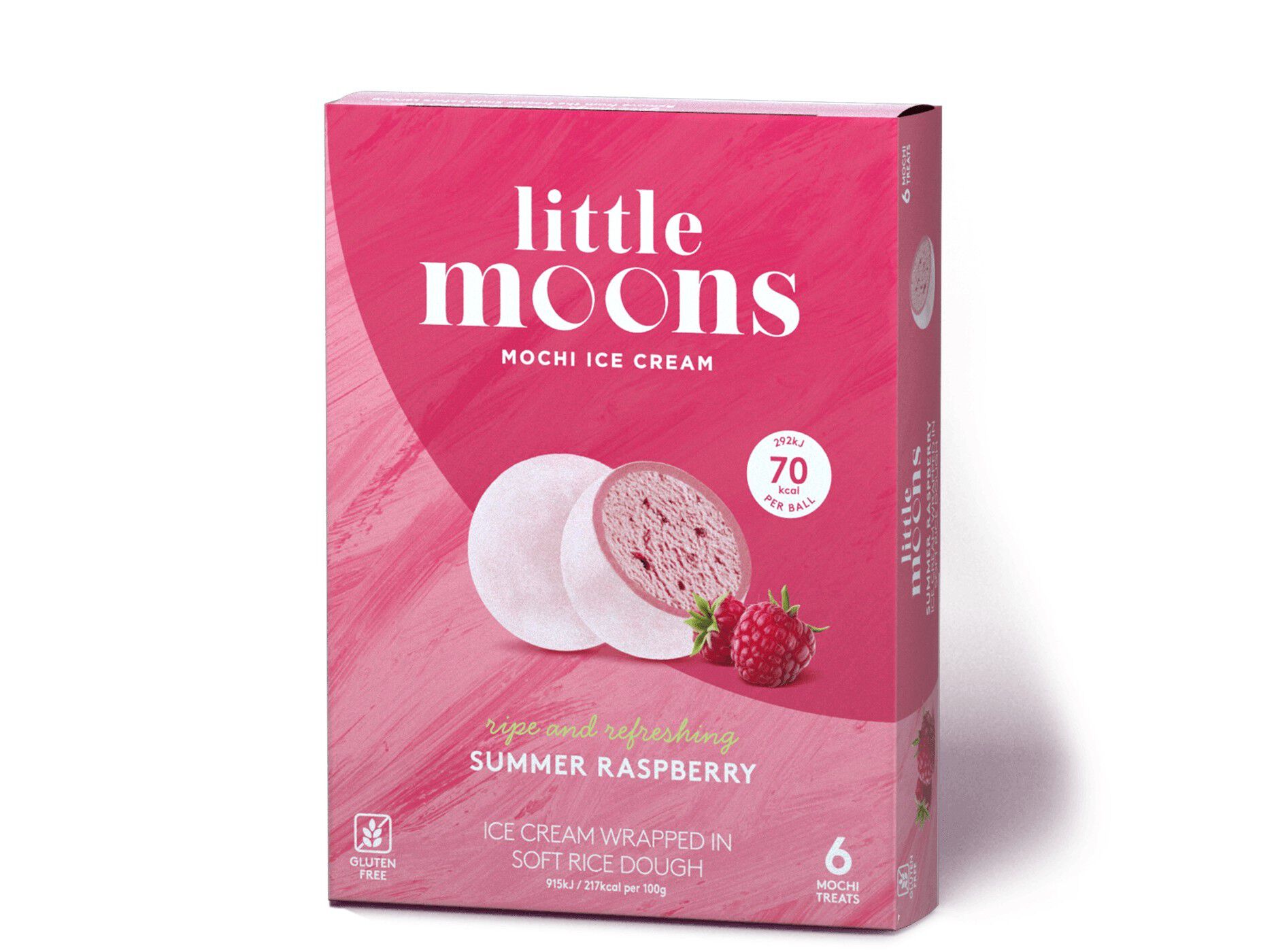 GELADO MOCHI LITTLE MOONS FRAMBOESA 192G (6UN) image number 0