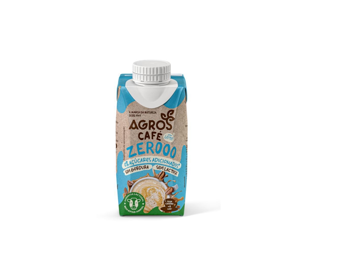 LEITE UHT SEM LACTOSE AGROS ZERO CAF&Eacute; 200ML image number 0