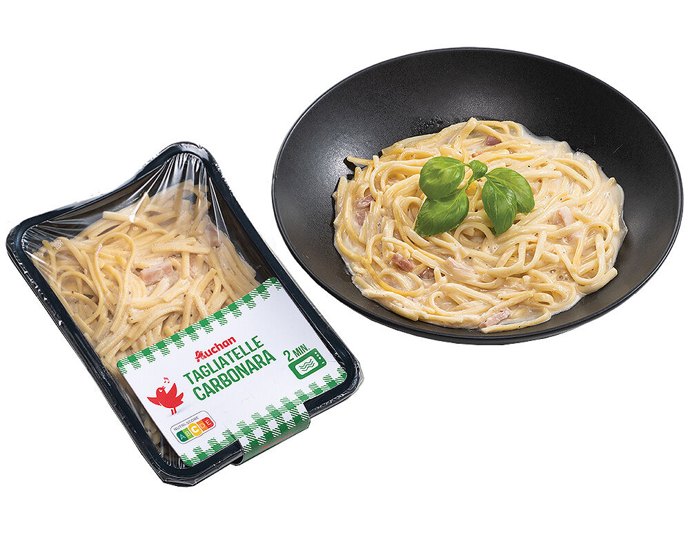 TAGLIATELLE CARBONARA AUCHAN 280G