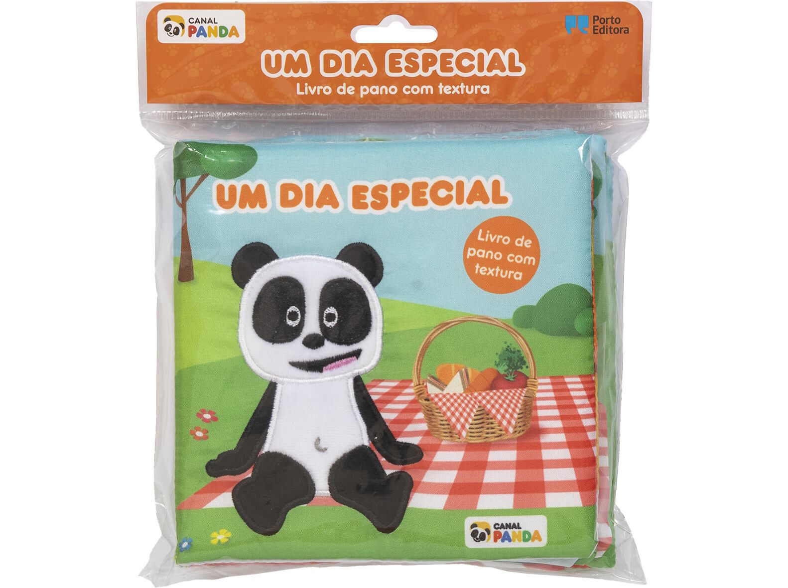 LIVRO CANAL PANDA - UM DIA ESPECIAL -LIVRO DE PANO COM TEXTURA image number 0