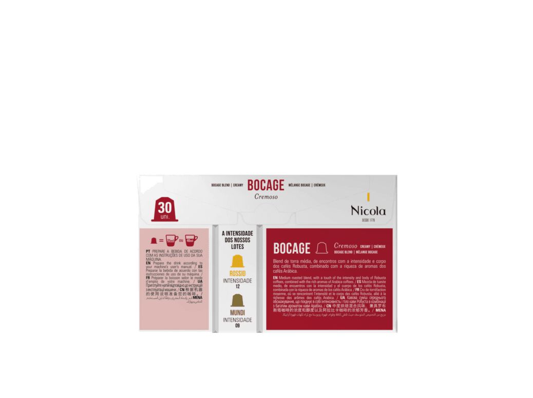 C&Aacute;PSULAS BOCAGE NICOLA 30UN image number 1