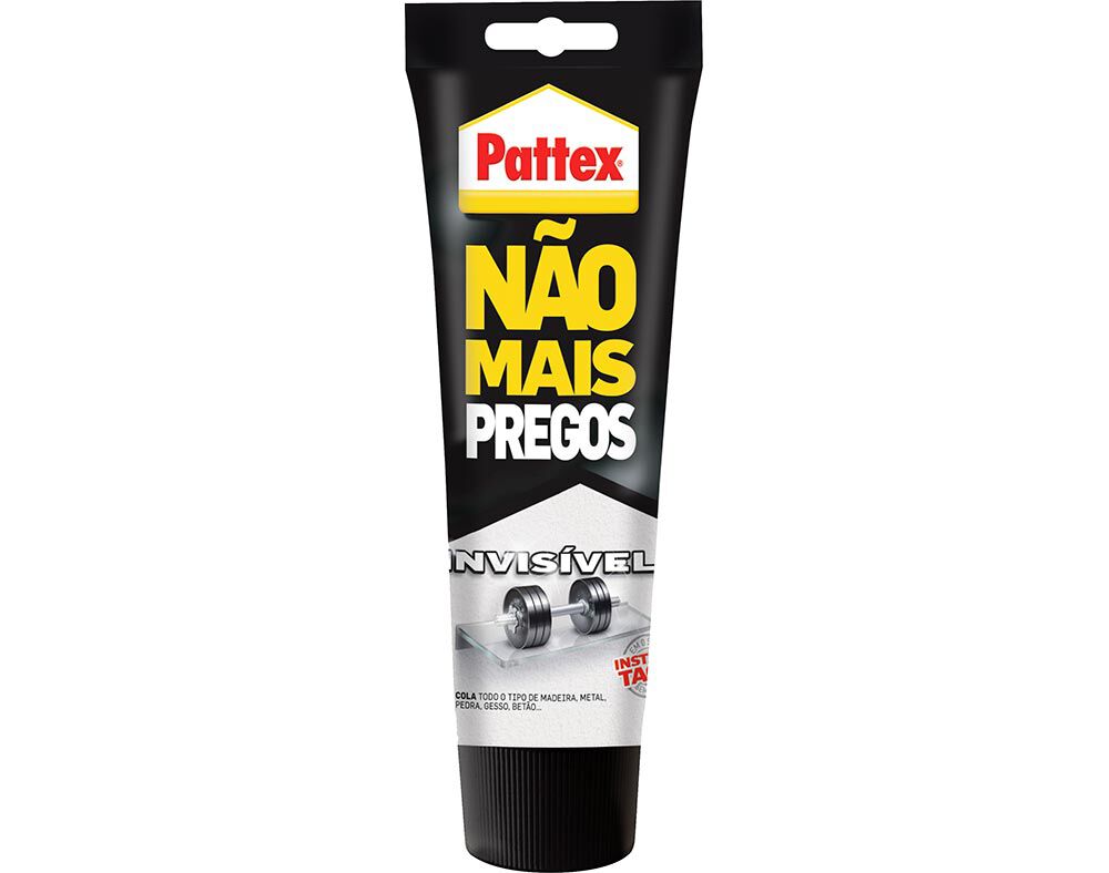 COLA N&Atilde;O MAIS PREGOS PATTEX INVIS&Iacute;VEL TUBO 200ML image number 0