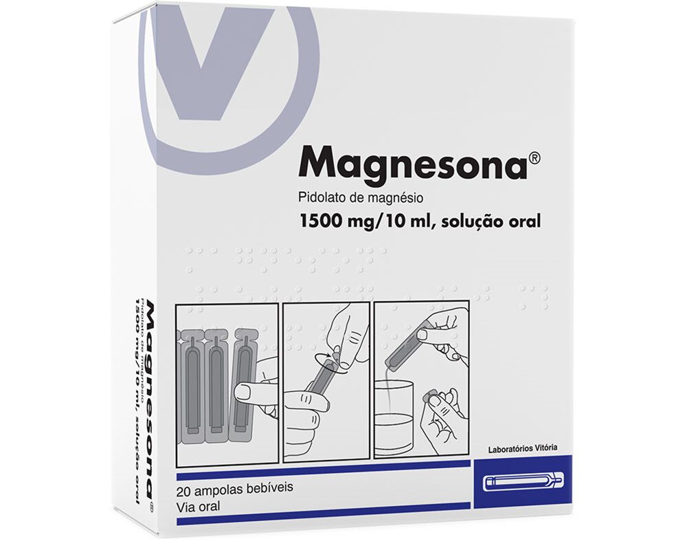 AMPOLAS MAGNESONA 1500MG-10ML 20UN