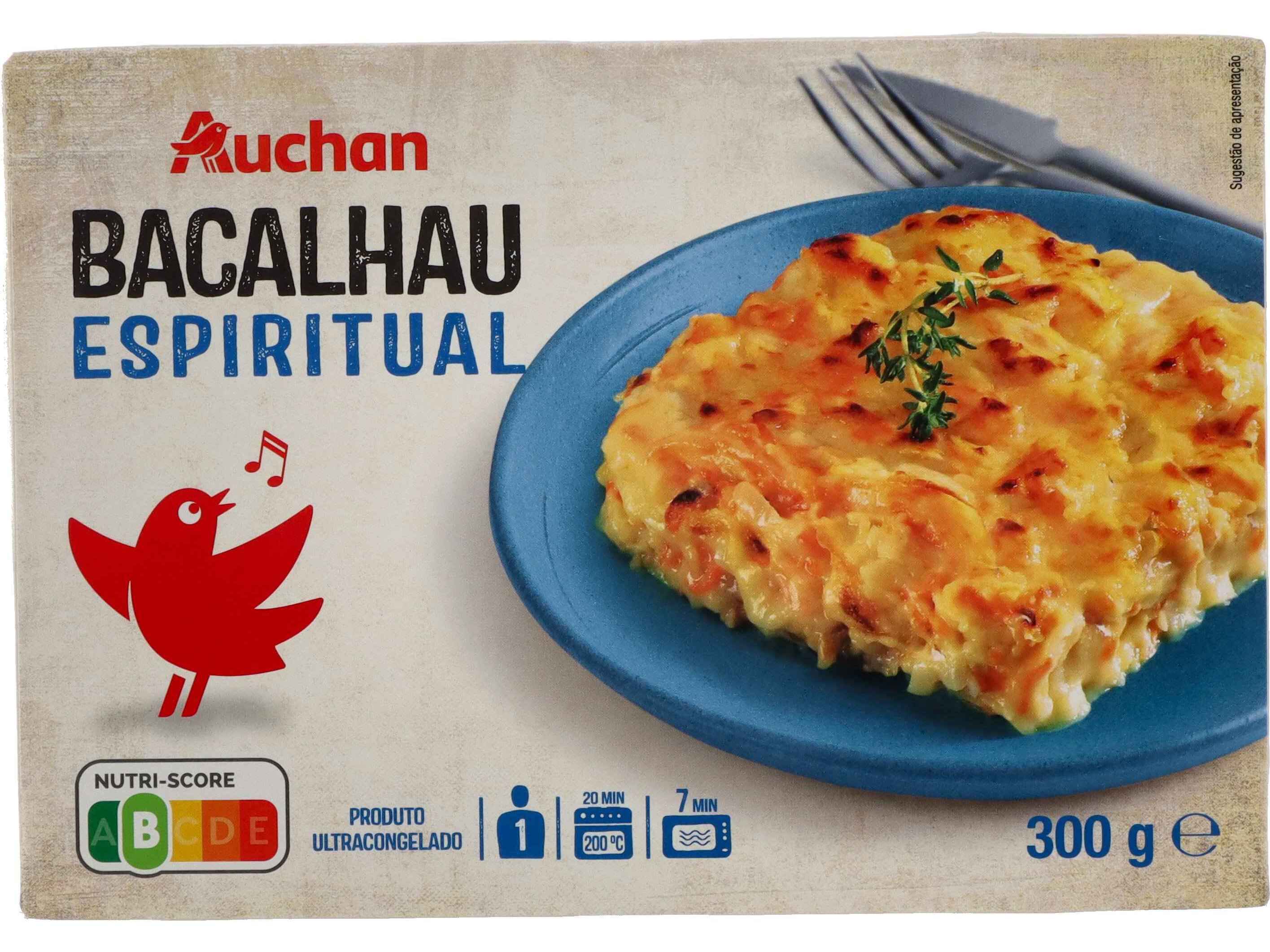 BACALHAU ESPIRITUAL AUCHAN 300G