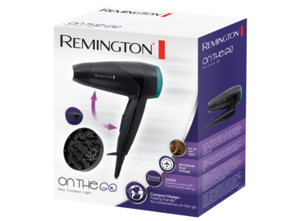 SECADOR DE VIAGEM REMINGTON D1500 COMPACT 2000W image number 1
