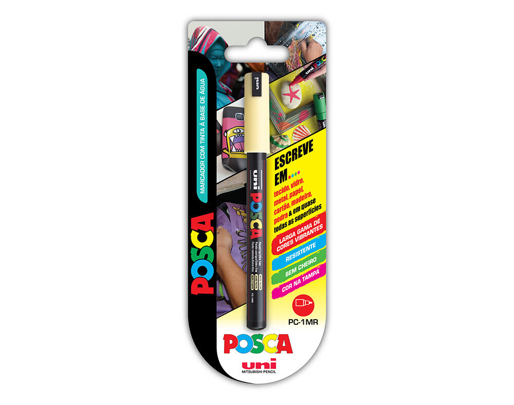 MARCADOR UNI-BALL POSCA PC-1MR CORES SORTIDAS image number 0