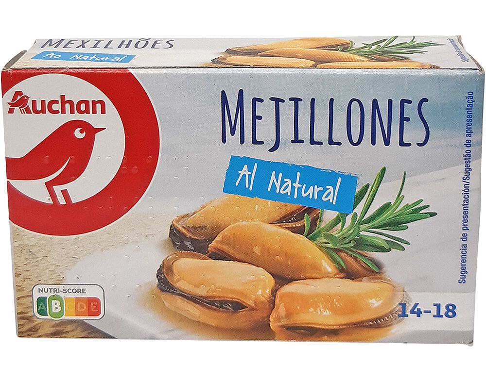 MEXILH&Otilde;ES AUCHAN AO NATURAL 111(69)G