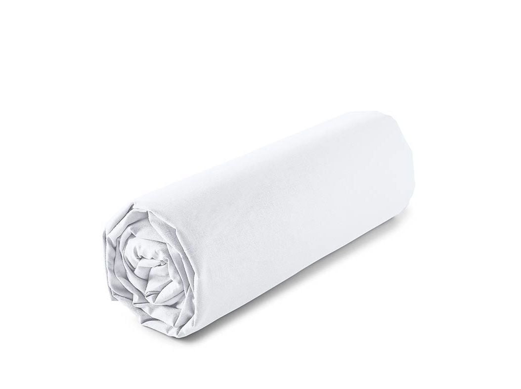 LEN&Ccedil;OL DE BAIXO COM EL&Aacute;STICO ACTUEL BRANCO PERCAL 140X200CM