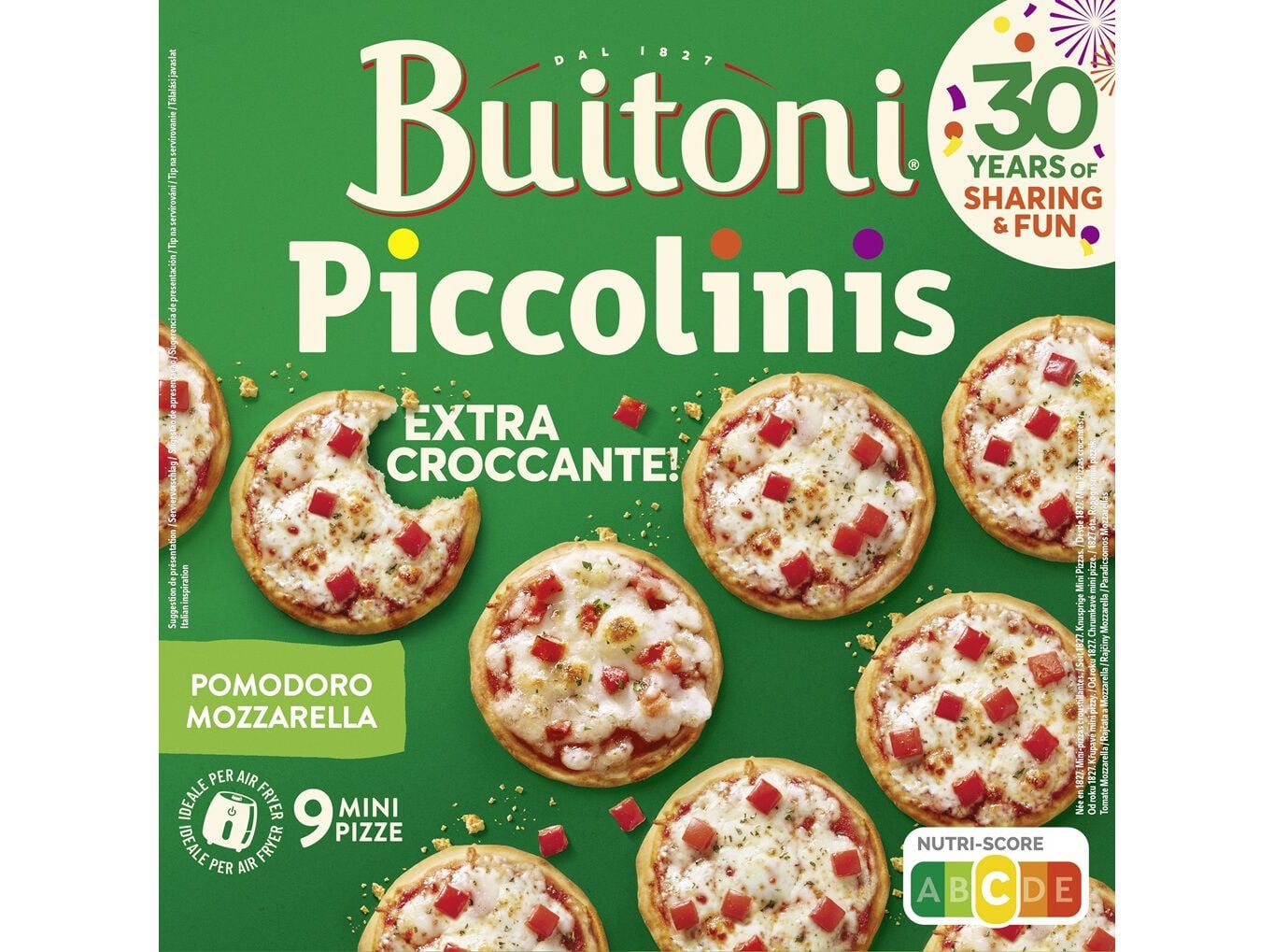MINI PIZZAS BUITONI PICCOLINIS TOMATE E MOZZARELLA 270G image number 0