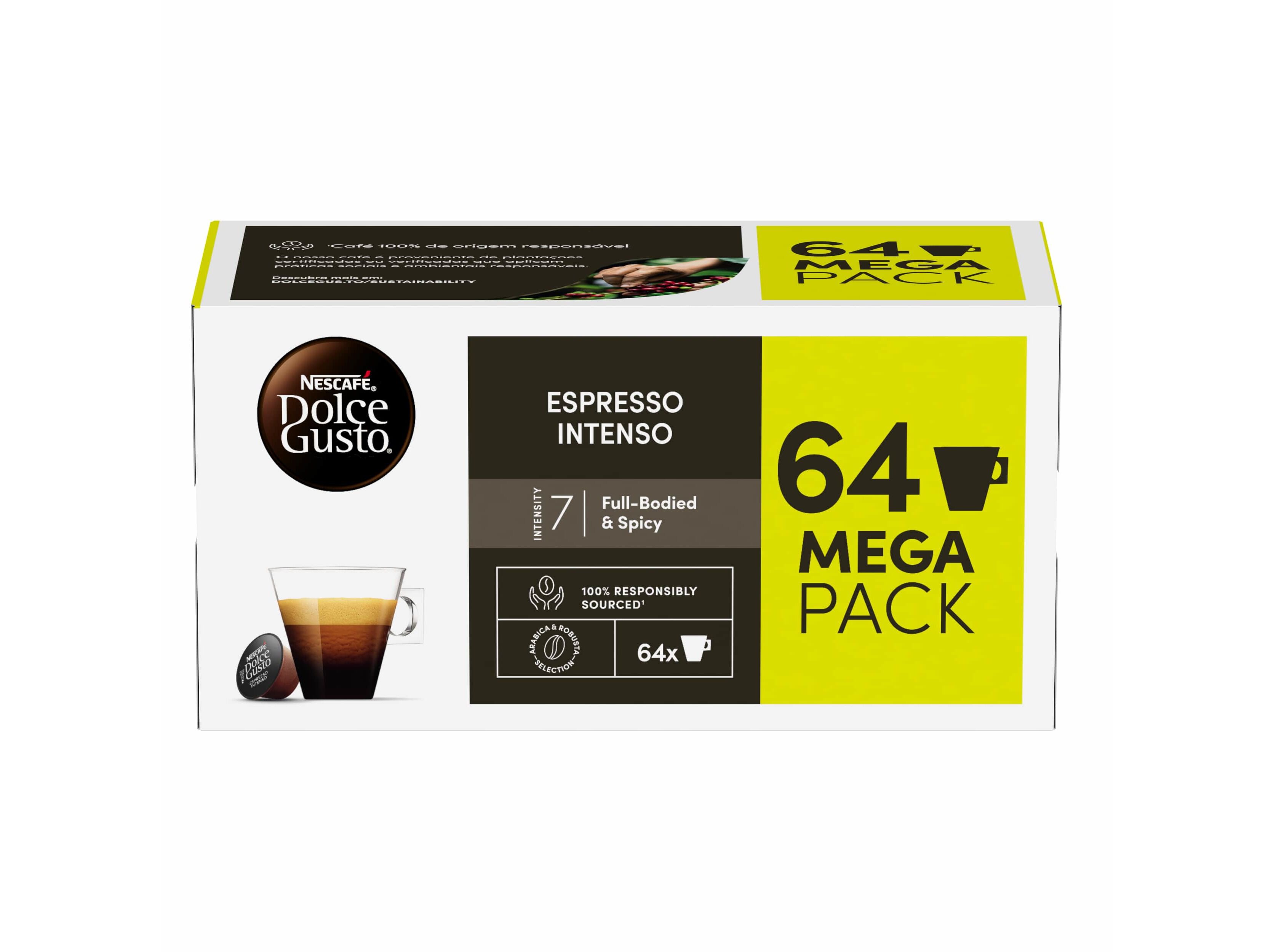 C&Aacute;PSULAS DOLCE GUSTO INTENSO 64UN