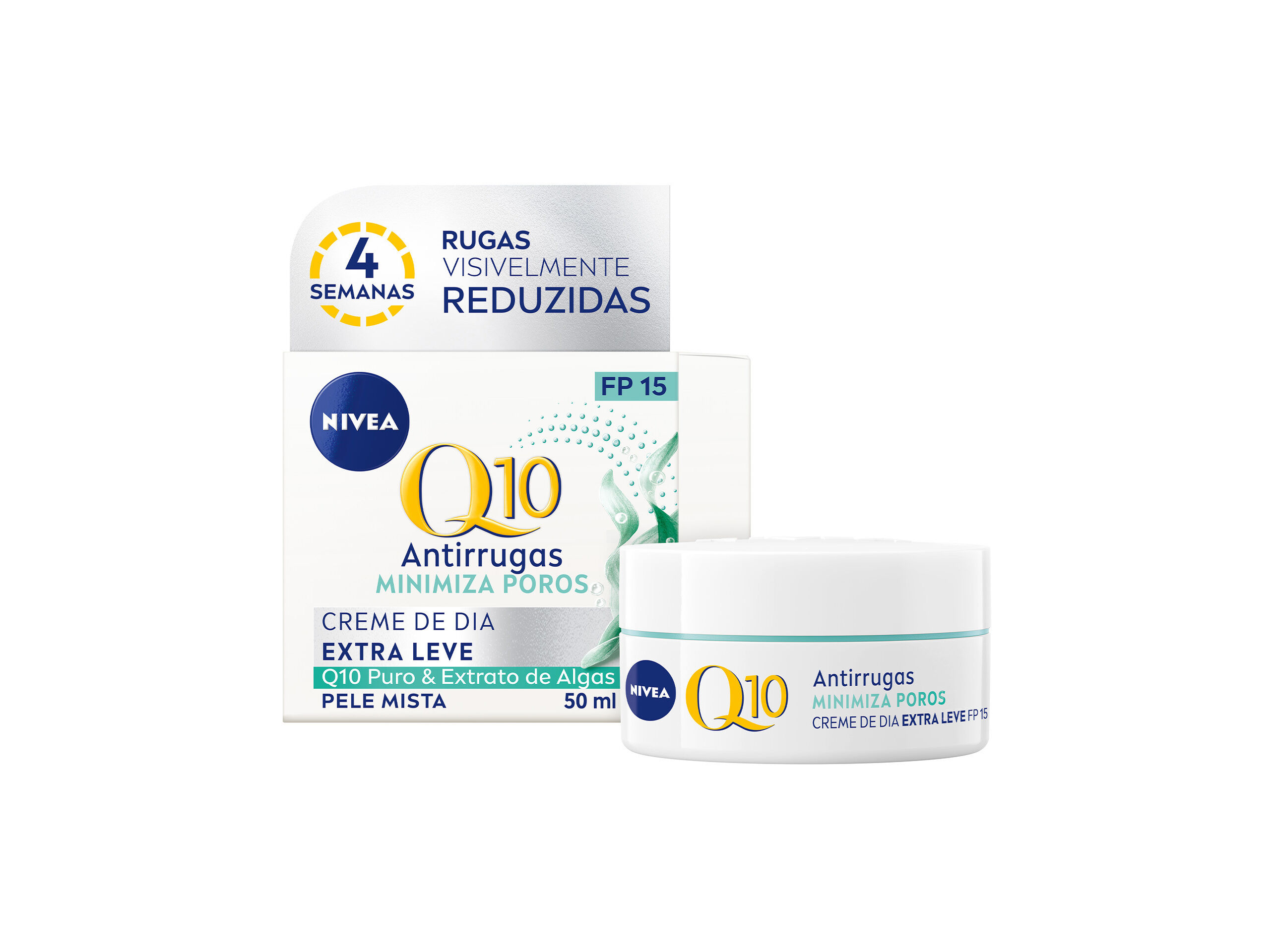 Creme de Rosto Antirrugas de Dia para Pele Mista Q10 Power NIVEA 50 ml