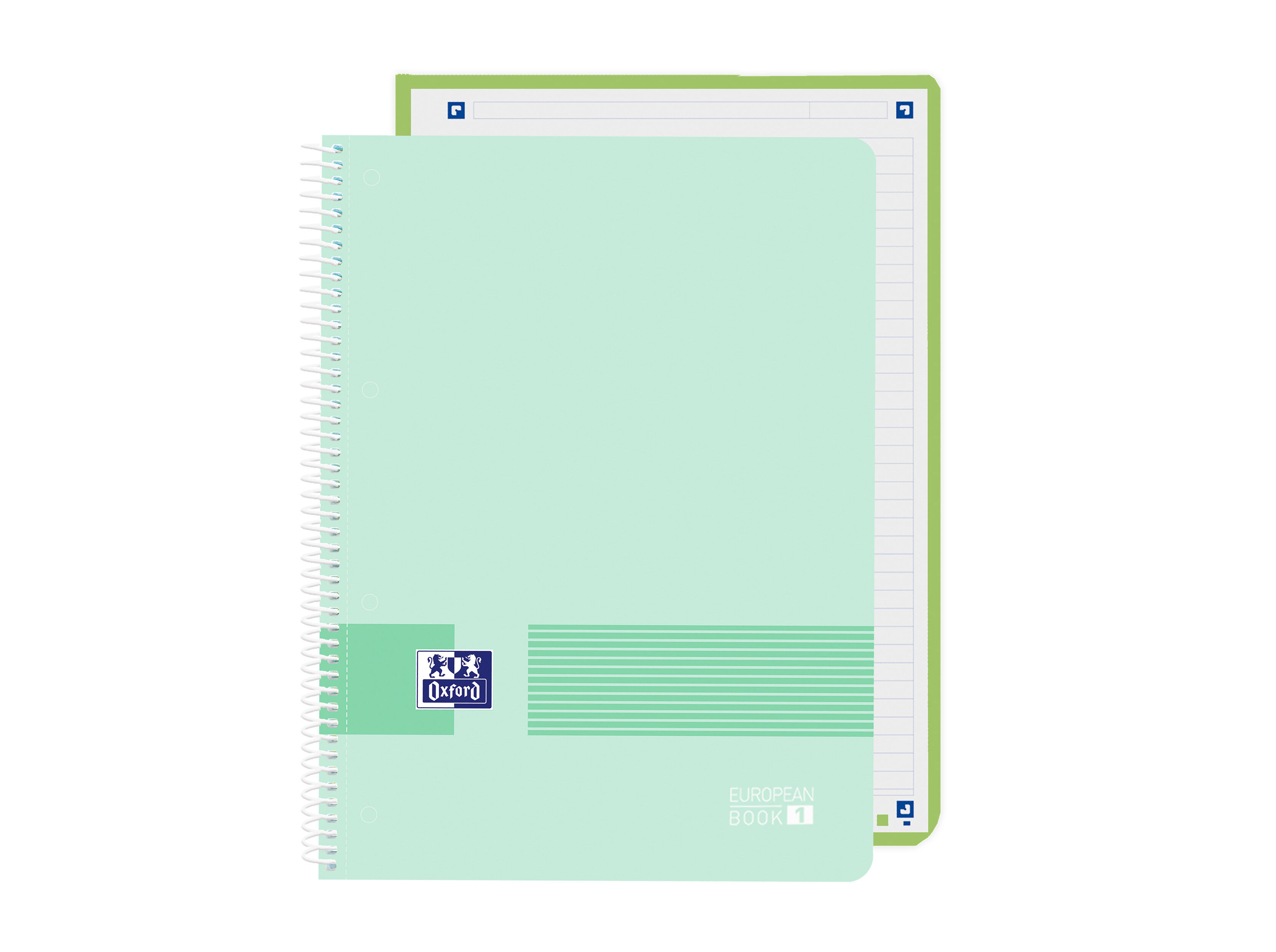 CADERNO ESPIRAL A4 PAUTADO PP OXFORD LIVE&GO PASTEL 80 FOLHAS CORES SORTIDAS image number 4