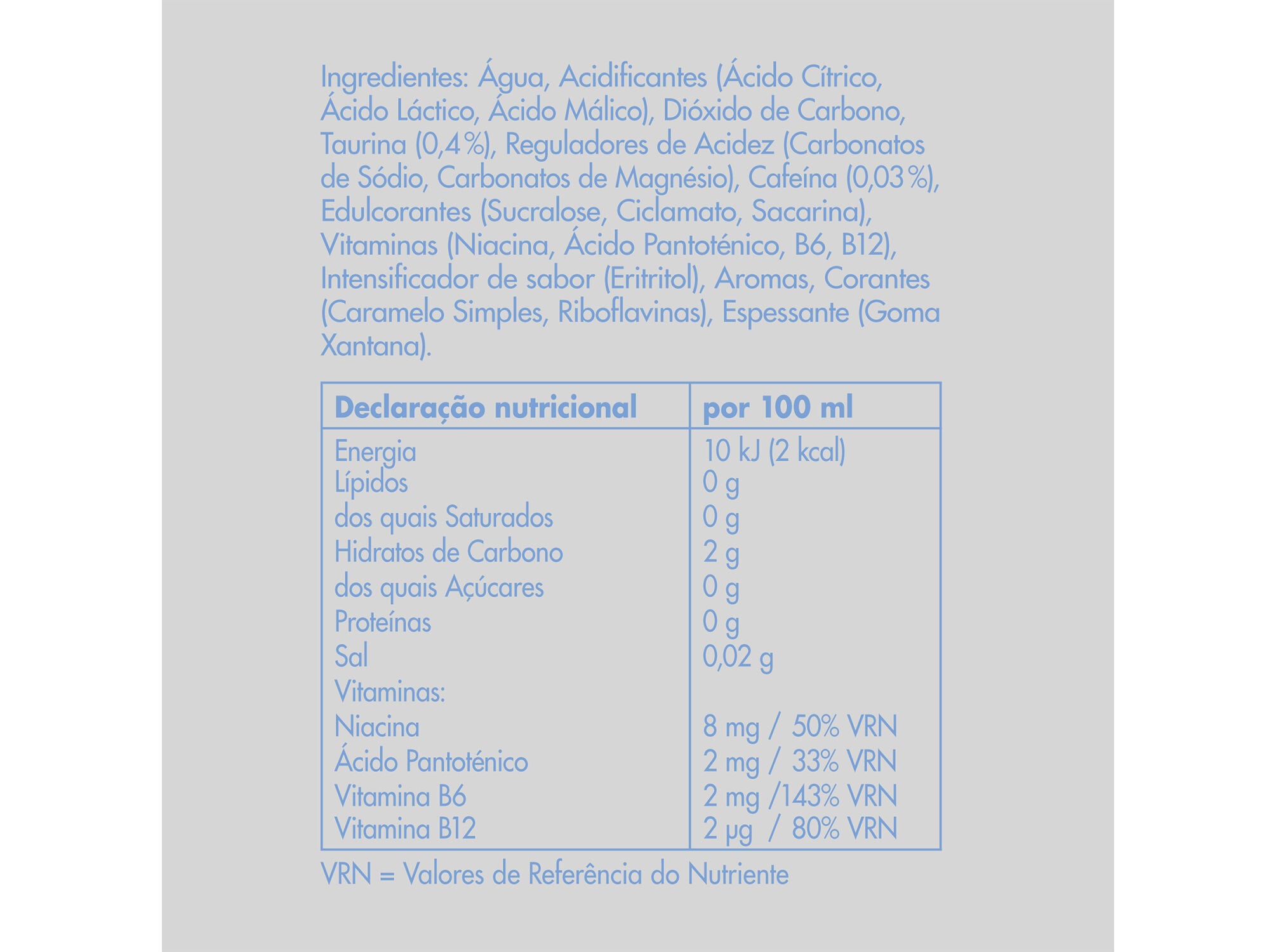 BEBIDA ENERGETICA RED BULL ZERO 0.25L (SDR) image number 1