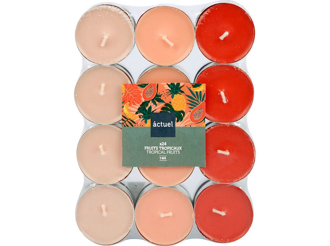 TEALIGHTS AROM&Aacute;TICO ACTUEL FRUTOS TROPICAIS image number 0