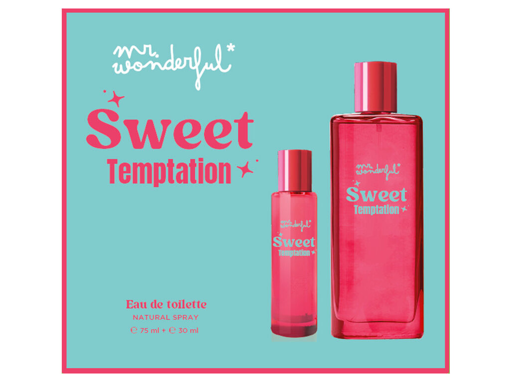 CONJUNTO MR. WONDERFUL SWEET TEMPTATION EDT 75ML+30ML