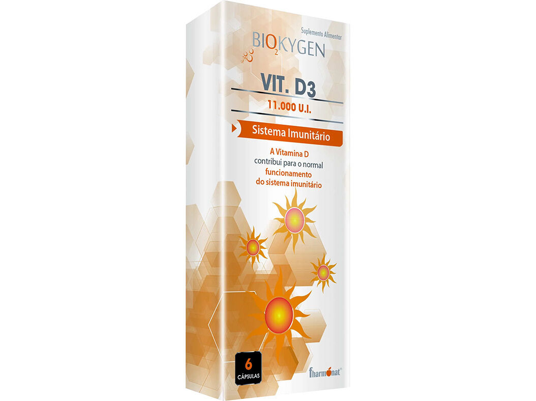 SUPLEMENTO BIOKYGEN VITAMINA D3 6 CAPSULAS image number 0