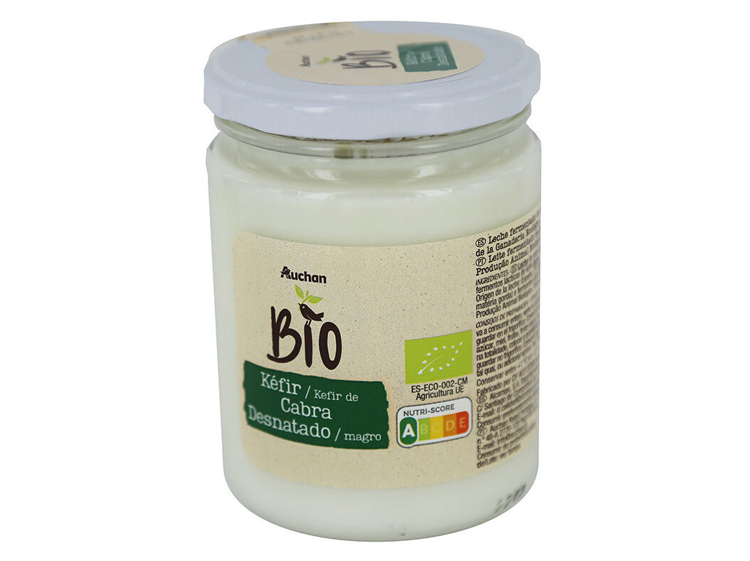KEFIR AUCHAN BIO DE CABRA MAGRO 420G image number 0