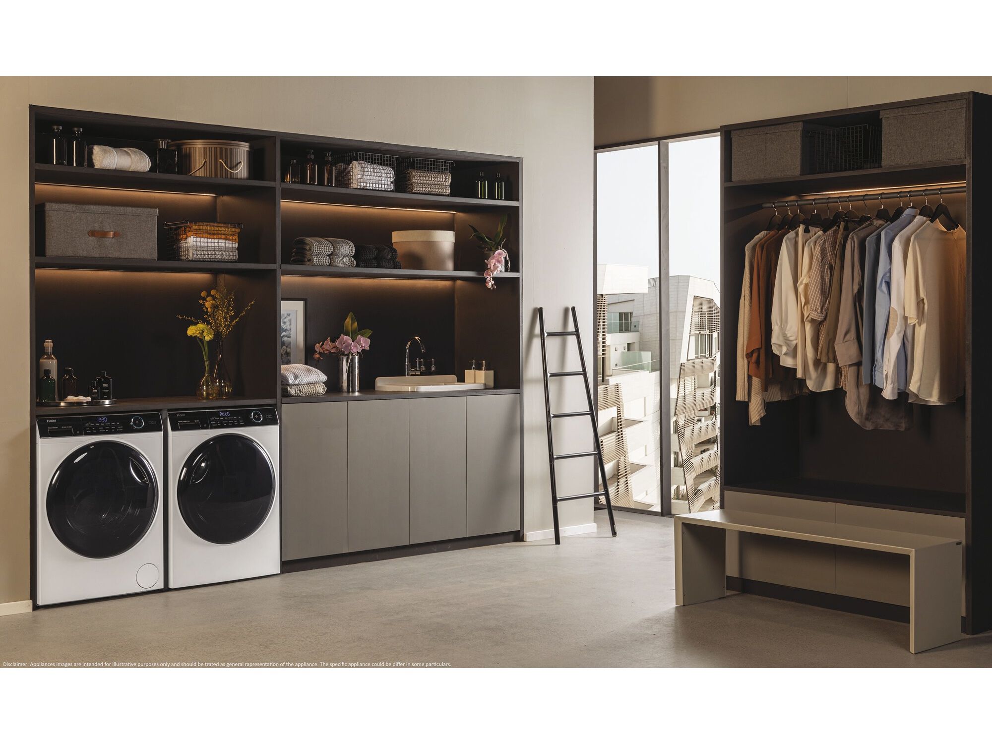 M&Aacute;QUINA DE LAVAR ROUPA HAIER HW100-B14959U1-S - BRANCO A 10KG image number 7