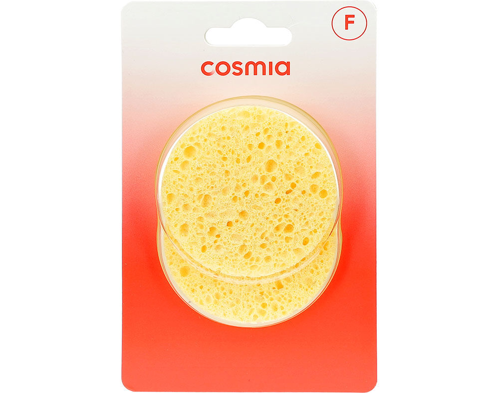 ESPONJAS COSMIA CIRCULARES DESMAQUILHANTES 2UN