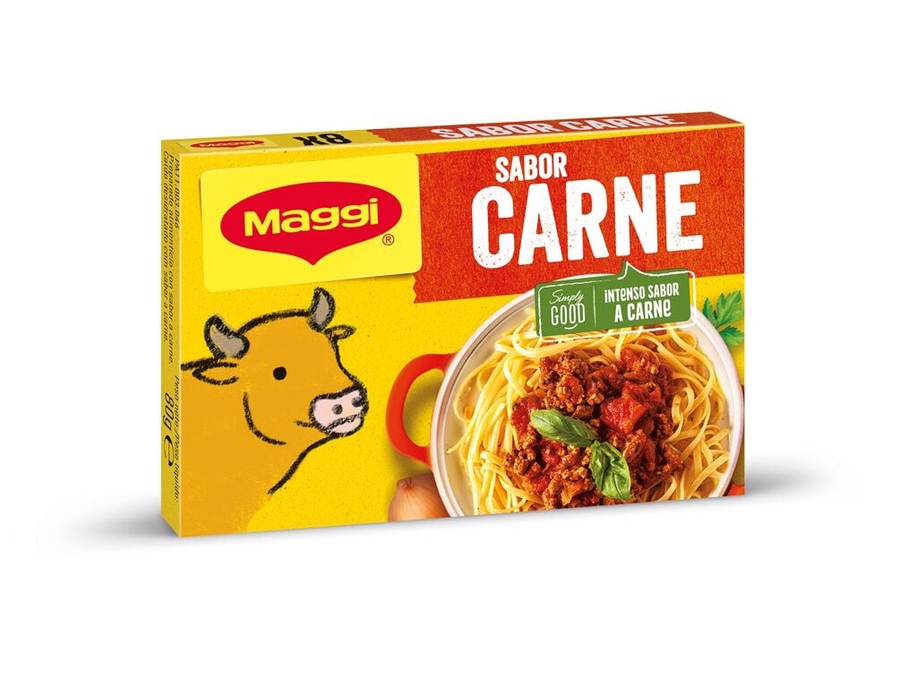CALDOS CARNE MAGGI 8 CUBOS 80G image number 0