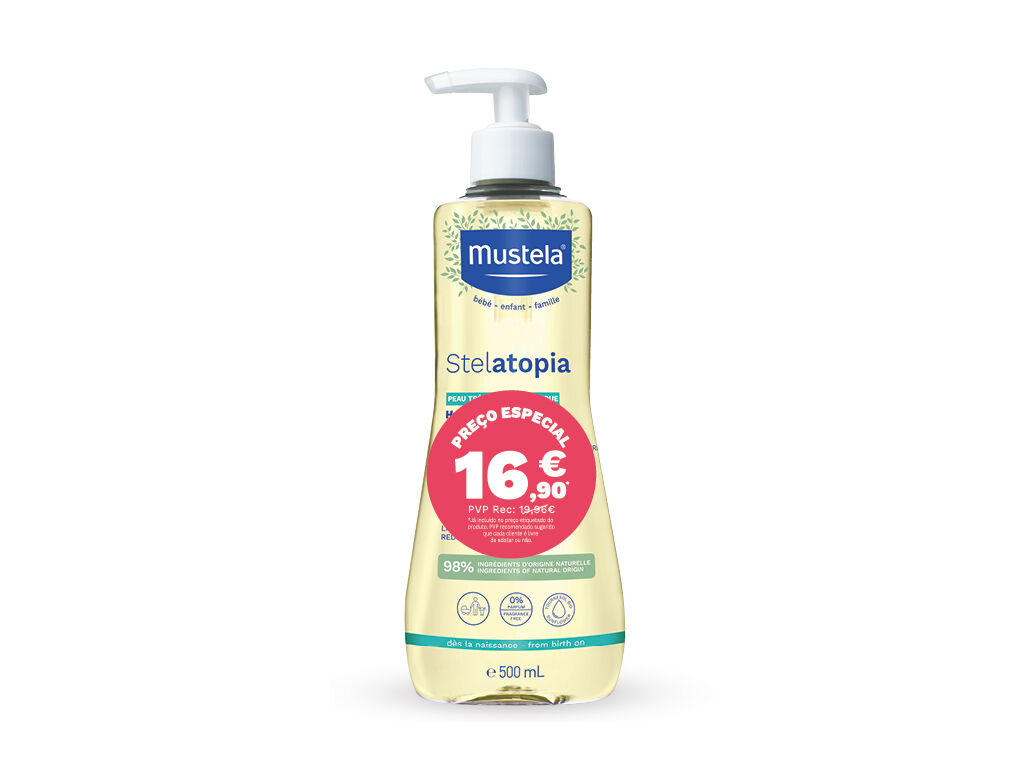 OLEO BANHO MUSTELA STELATOPIA 500ML image number 1