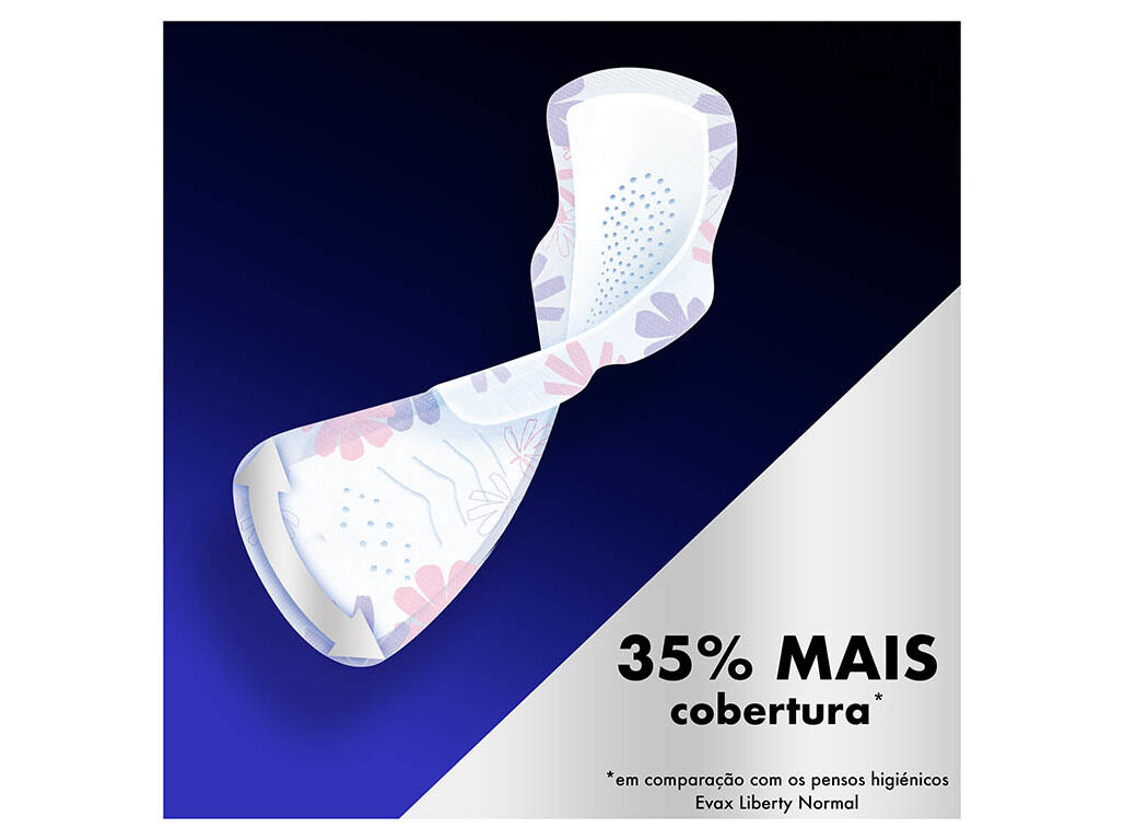 PENSOS HIGI&Eacute;NICOS LIBERTY NOITE COM ABAS EVAX 16 UN image number 2