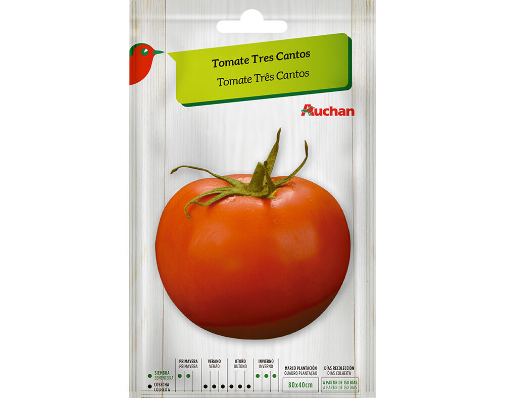 SEMENTE AUCHAN TOMATE 3 CANTOS image number 0